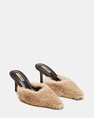 ALEXI FAUX FUR TAN