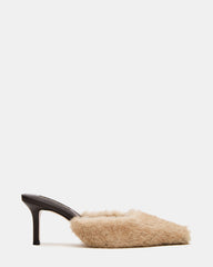 ALEXI FAUX FUR TAN