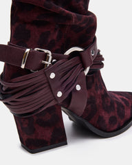 LAUPER RED LEOPARD